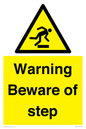 WV5367: Warning Beware of step