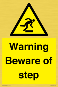 WV5367: Warning Beware of step