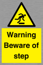 WV5367: Warning Beware of step