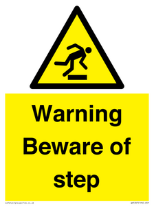 WV5367: Warning Beware of step