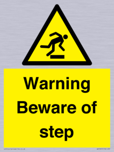 WV5367: Warning Beware of step