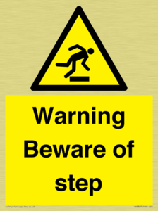 WV5367: Warning Beware of step