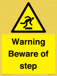 WV5367: Warning Beware of step