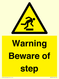 WV5367: Warning Beware of step