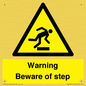 WV5367: Warning Beware of step