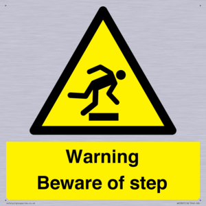 WV5367: Warning Beware of step
