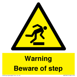 WV5367: Warning Beware of step