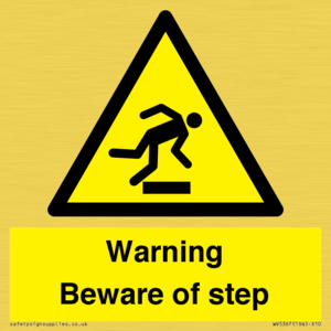 WV5367: Warning Beware of step