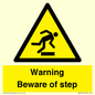WV5367: Warning Beware of step