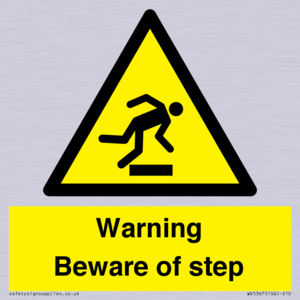 WV5367: Warning Beware of step