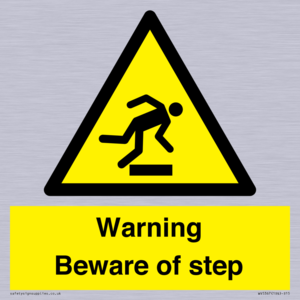 WV5367: Warning Beware of step
