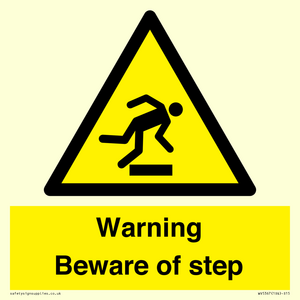 WV5367: Warning Beware of step