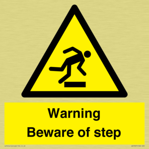 WV5367: Warning Beware of step