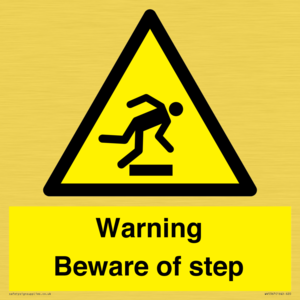 WV5367: Warning Beware of step