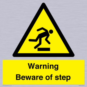 WV5367: Warning Beware of step