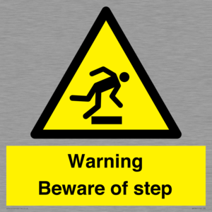 WV5367: Warning Beware of step