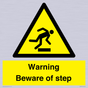 WV5367: Warning Beware of step