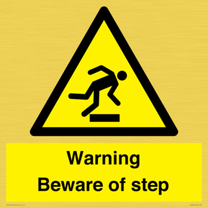 WV5367: Warning Beware of step