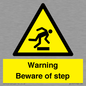 WV5367: Warning Beware of step