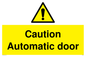 WV5405: Caution Automatic door
