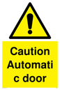 WV5405: Caution Automatic door