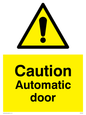 WV5405: Caution Automatic door