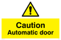 WV5405: Caution Automatic door