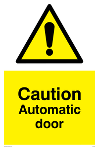 WV5405: Caution Automatic door