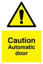 WV5405: Caution Automatic door