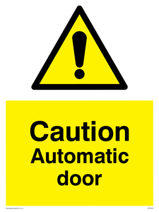 WV5405: Caution Automatic door