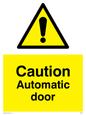 WV5405: Caution Automatic door