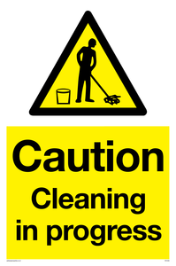 WV5406: Caution Cleaning in progress