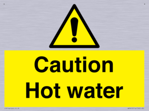 WV5412: Caution Hot water