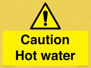 WV5412: Caution Hot water