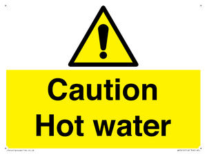 WV5412: Caution Hot water