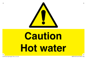 WV5412: Caution Hot water