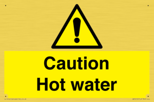 WV5412: Caution Hot water