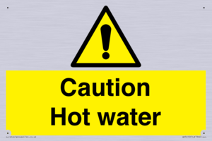 WV5412: Caution Hot water