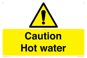 WV5412: Caution Hot water