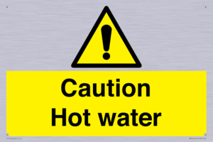 WV5412: Caution Hot water