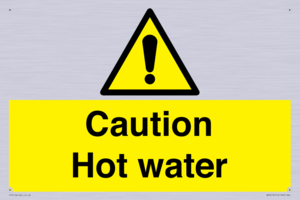 WV5412: Caution Hot water