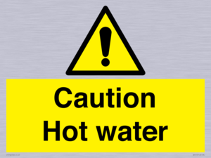 WV5412: Caution Hot water
