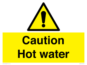 WV5412: Caution Hot water