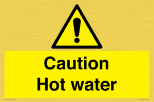WV5412: Caution Hot water