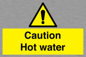 WV5412: Caution Hot water