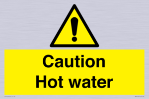 WV5412: Caution Hot water