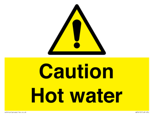 WV5412: Caution Hot water