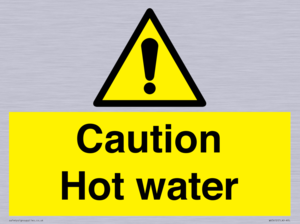 WV5412: Caution Hot water