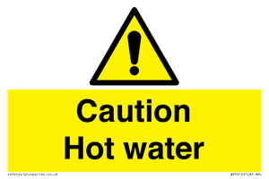 WV5412: Caution Hot water