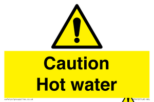 WV5412: Caution Hot water